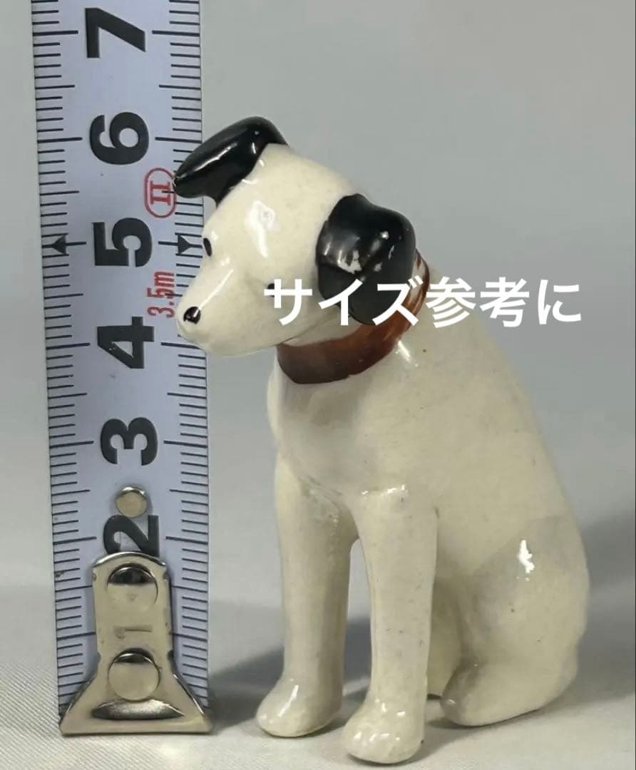 【希少レトロ】★昭和レトロ　ビクター　　ニッパー 犬5匹　ミニ陶器　置物