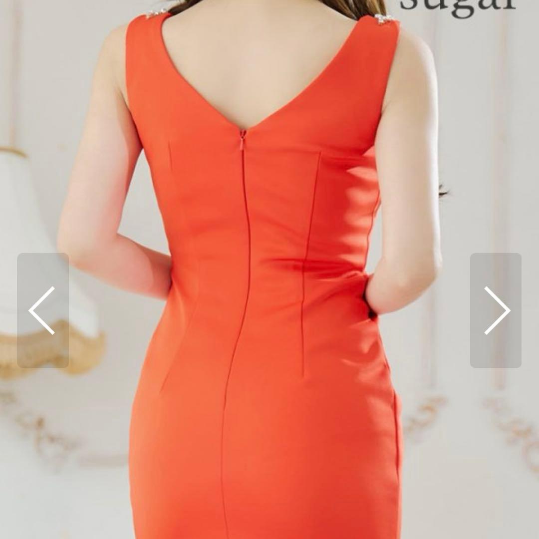 IRMA イルマ　キャバドレス　ホワイト　ミニ　タイト　ビジュー　シースルー