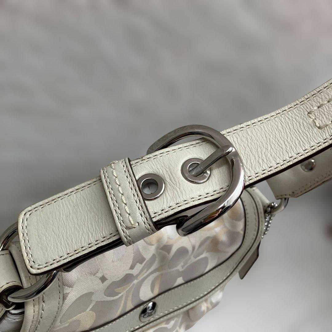 COACH ワンショルダーバッグ キャンバス シグネチャー