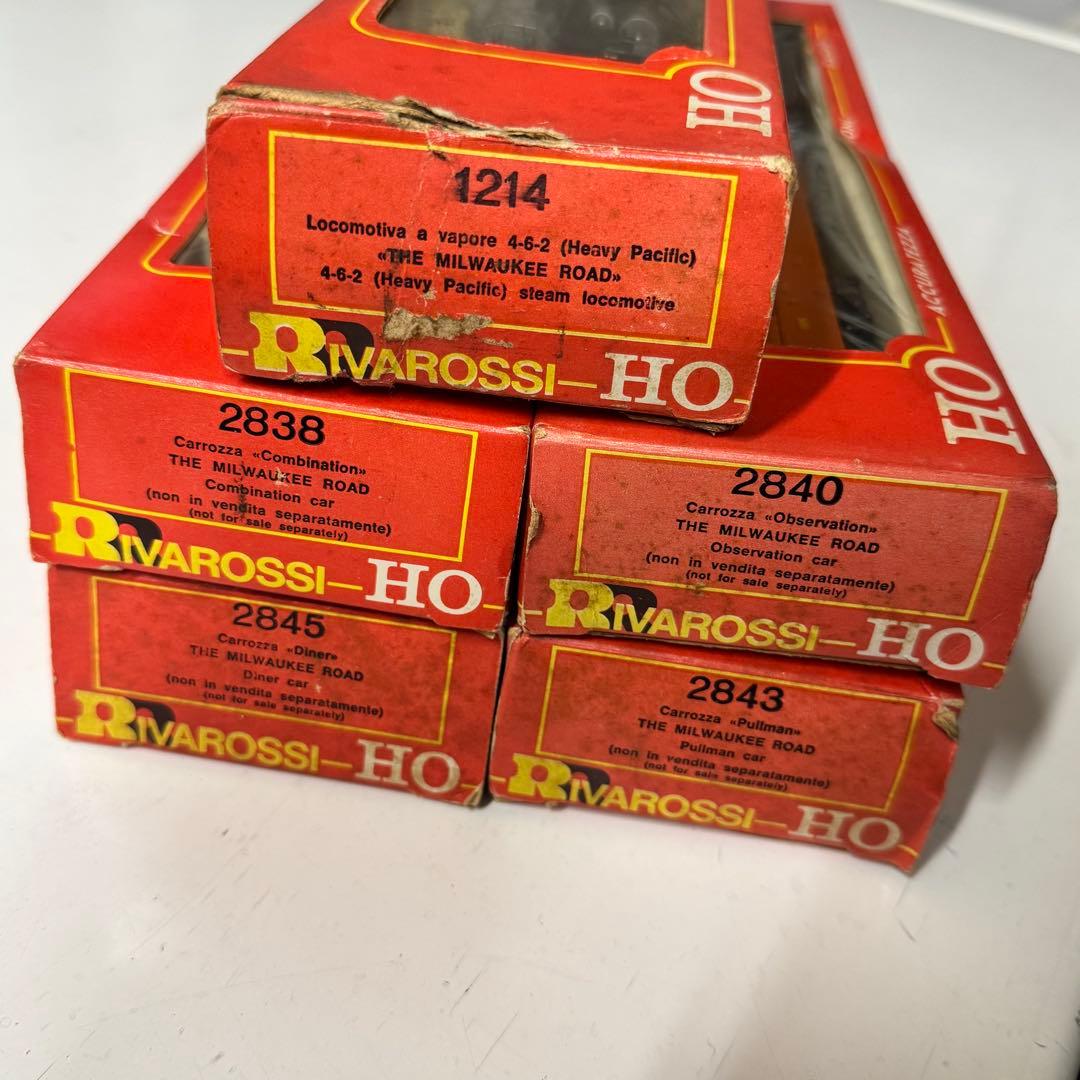 リバロッシ HOゲージ　ミルウォーキー鉄道 SL客車セット rivarossi