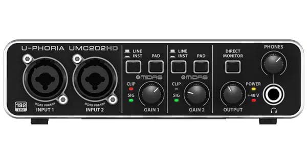 Behringer UMC202HD 新品未使用 オーディオインターフェース