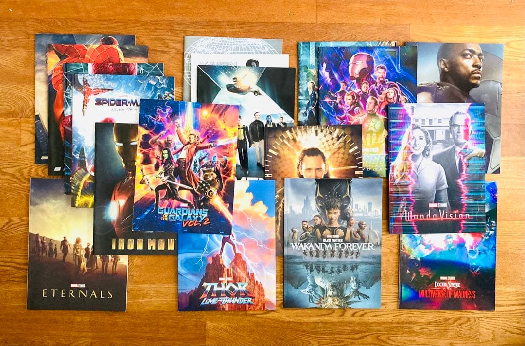 【希少】マーベル映画＆ドラマ公式パンフレット／20作品／美品／MARVEL