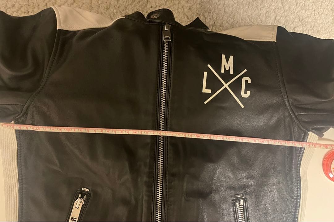 DIESEL ディーゼル レザージャケット 羊革　MLXCロゴ Mサイズ