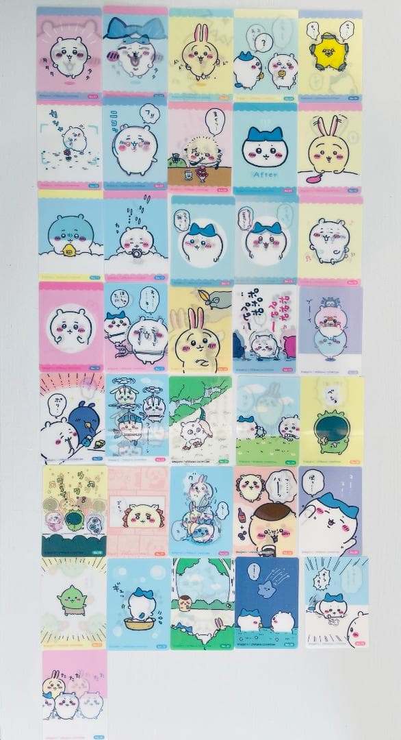 ちいかわ　今日の報酬袋　2022 2023　チェンジングカード　コンプリート