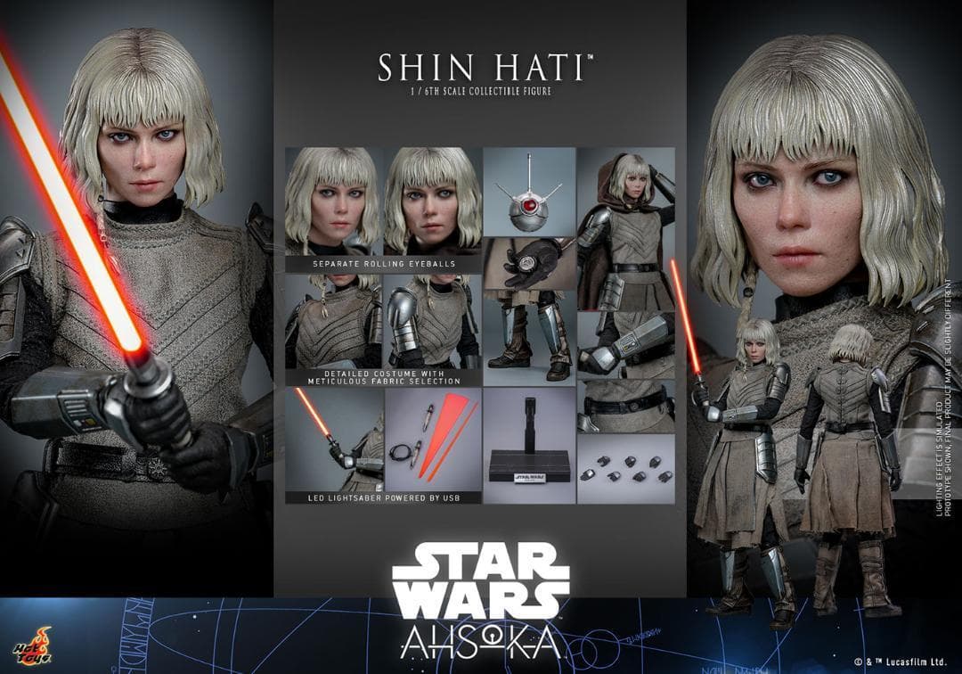 ホットトイズ 1/6 スター・ウォーズ：アソーカ シン・ハティ TMS124