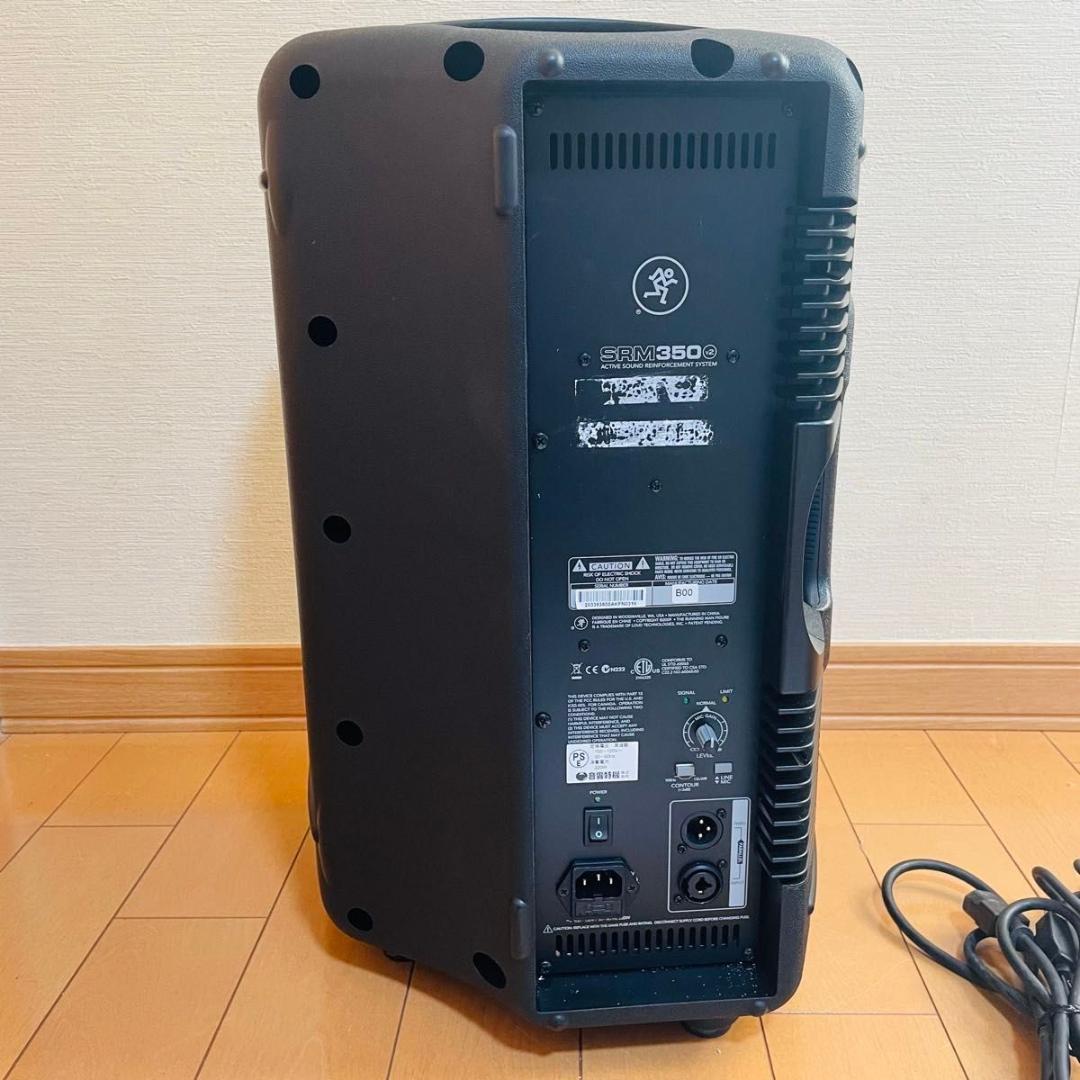 【ほぼ新品】MACKIE マッキー パワードPAスピーカー SRM350v2