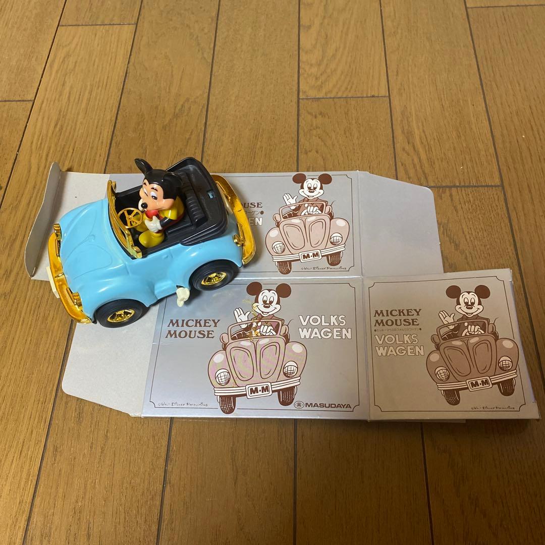 ディズニー ミッキーマウス フォルクスワーゲン ミニカー ゼンマイ