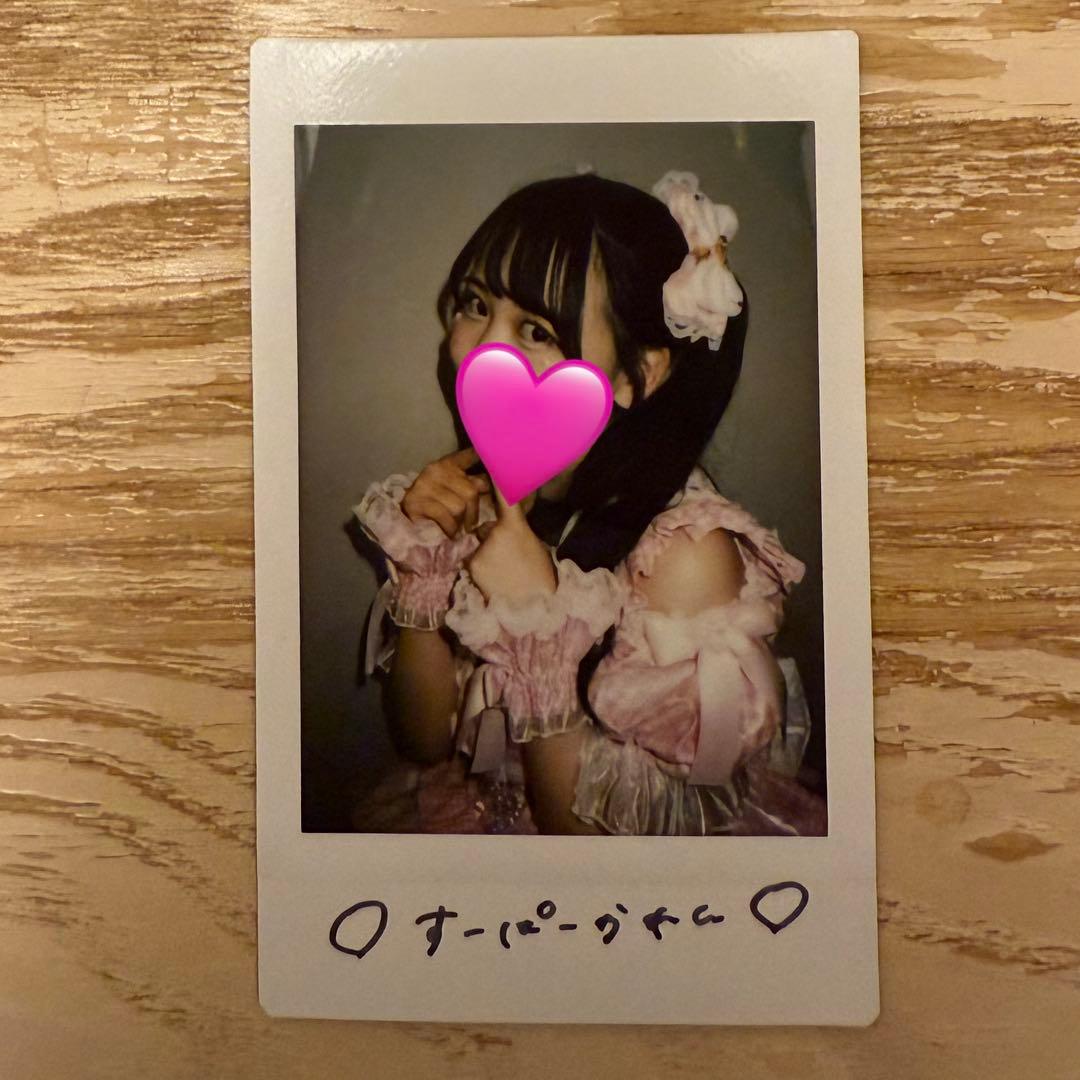 松本かれん　生誕　チェキ　ラッフル　サイン