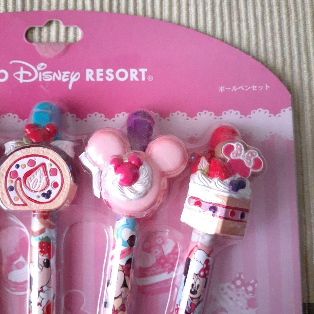 ディズニー　ミニー　ボールペン　スイーツ　お菓子　パティシエ　ケーキ　マカロン