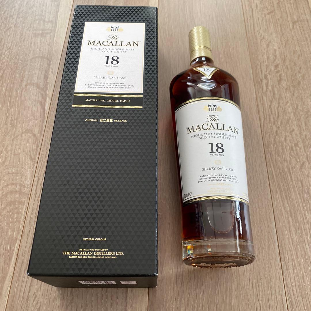 ウイスキー The Macallan 18 Years Old Sherry 700ml