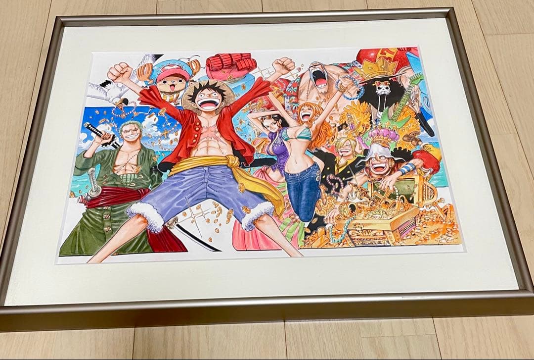 ワンピース 複製原画　アートフレーム