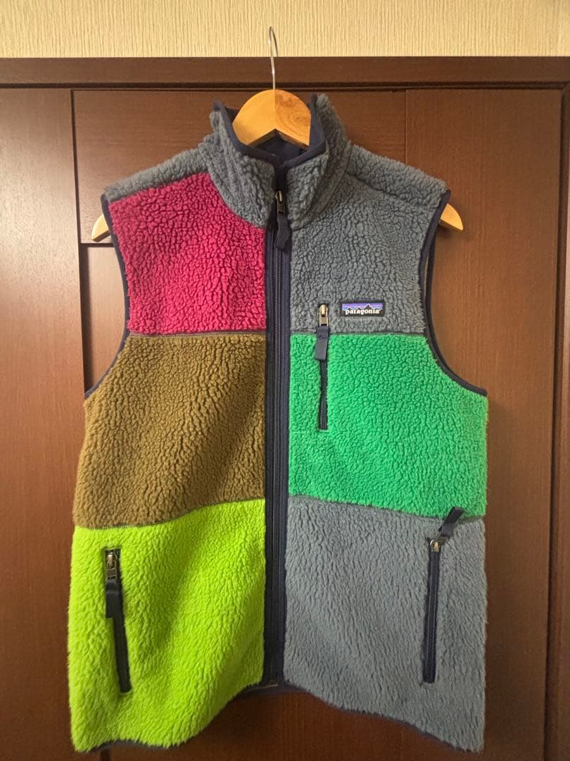 Patagonia　パタゴニア　レトロx　ベスト　パッチワーク　限定