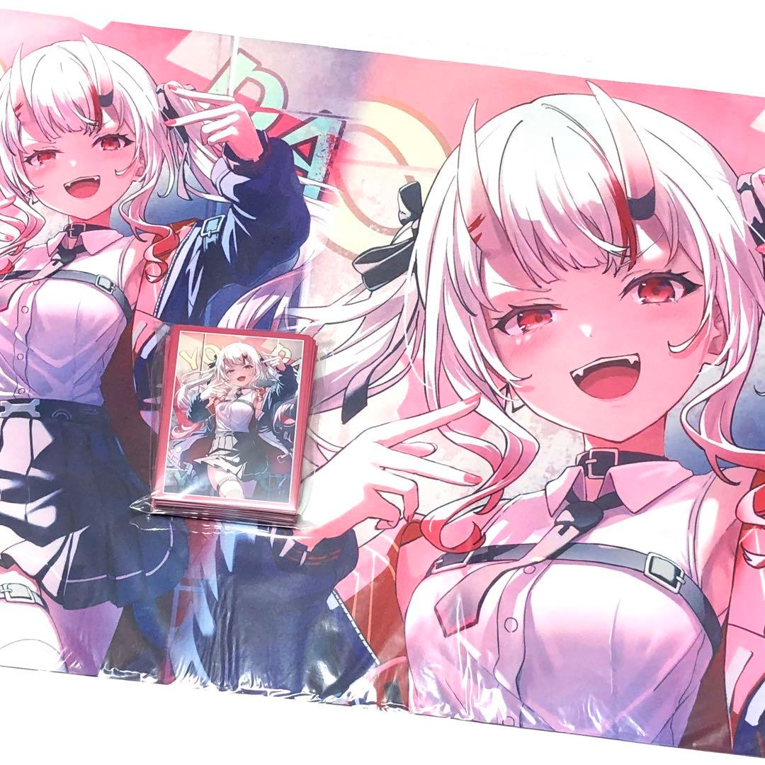 ホロライブ 百鬼あやめ スリーブ プレイマット セット hololive y_o
