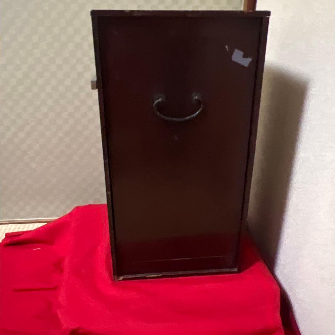 古美術　時代漆器 松蒔絵五段重箱 二枚蓋　箱付