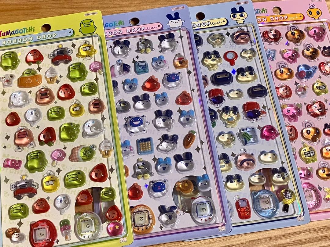 たまごっち　ボンボンドロップシール　4枚セット　正規品