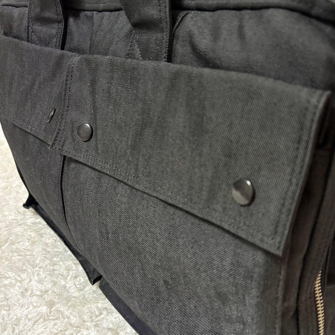美品　PORTER スモーキー ブリーフケース ビジネスバッグ 2way 2層