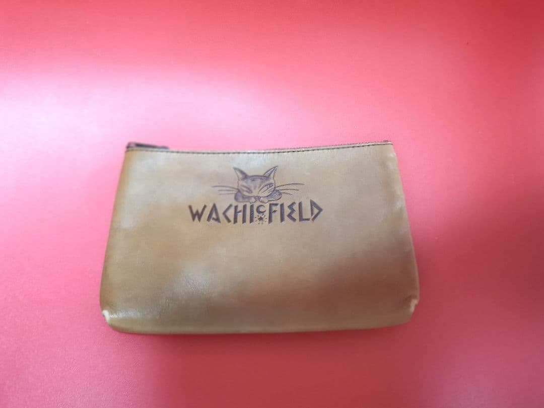 WACHIFIELD レザー ポーチ &ヘアゴム 2点セット猫のダヤン昭和