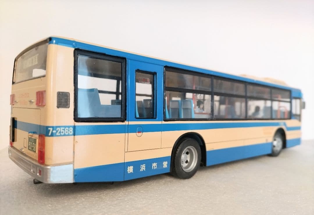 1/32 横浜市営バス(三菱ふそうエアロスター)素人組立品