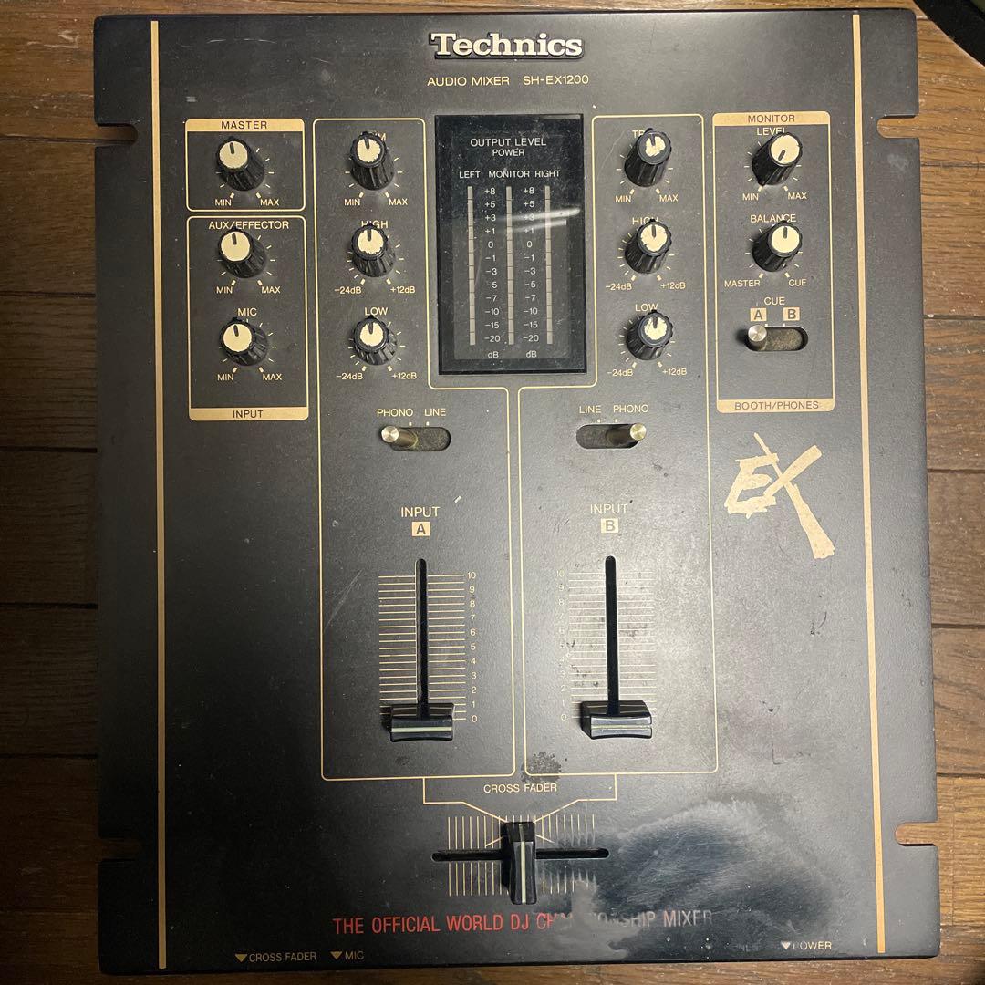 テクニクス DJ ミキサー SH-EX1200 周辺機器込み