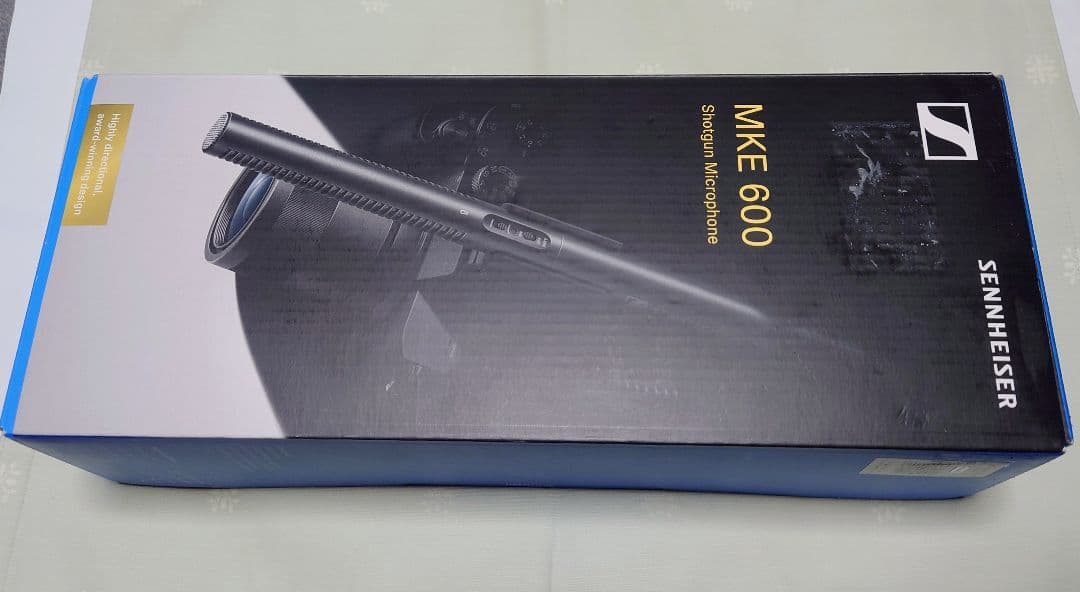 未使用 SENNHEISER MKE600 ショットガンマイクロフォン