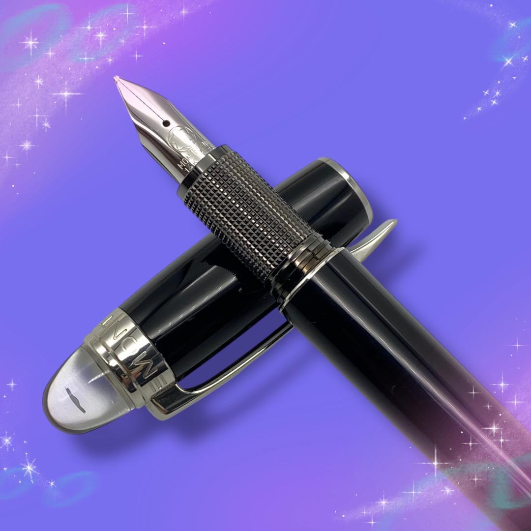 《美品》 モンブラン スターウォーカー 万年筆 プレシャスレジン ペン先14Ｋ
