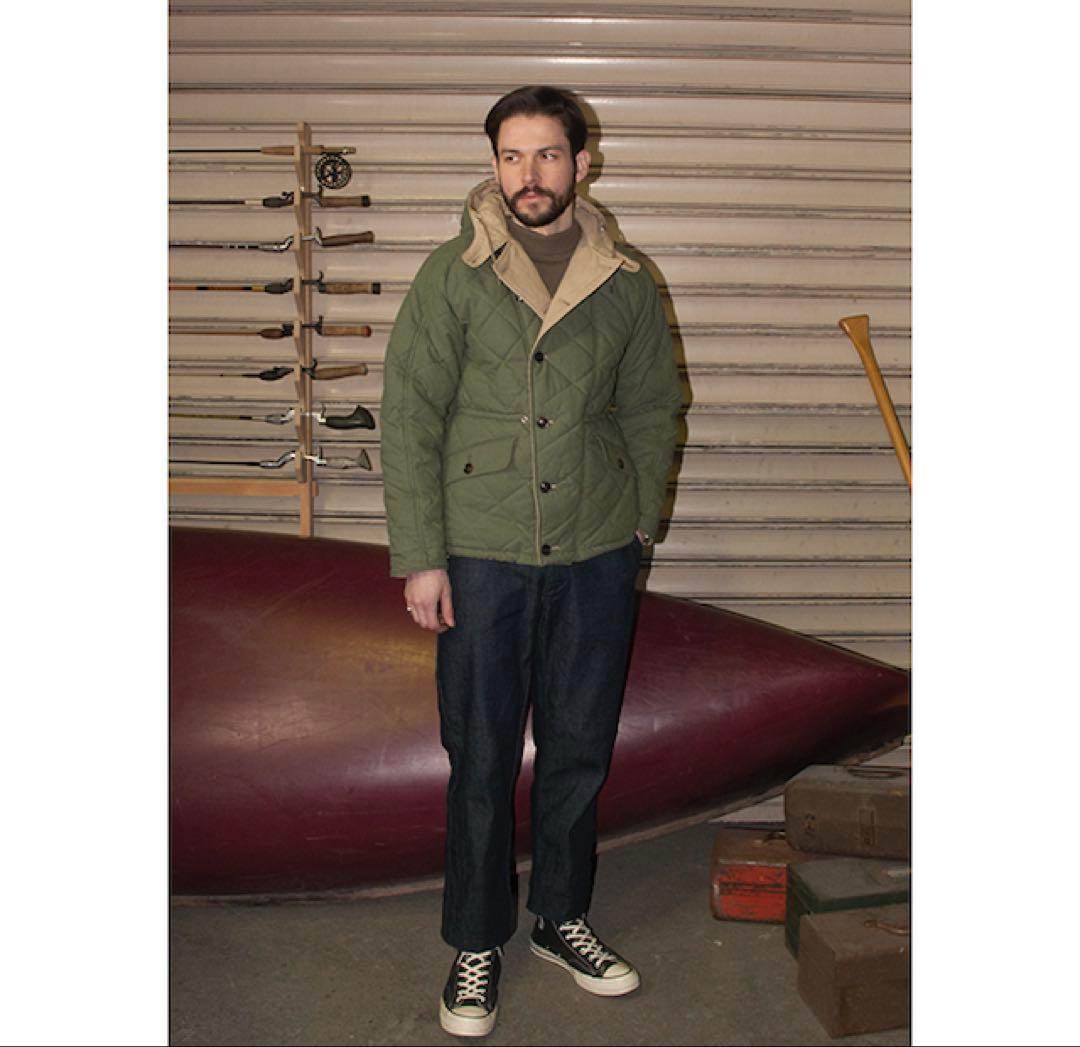 G&F Co. シンサレートエコダウン リバーシブル キルティングパーカー 38