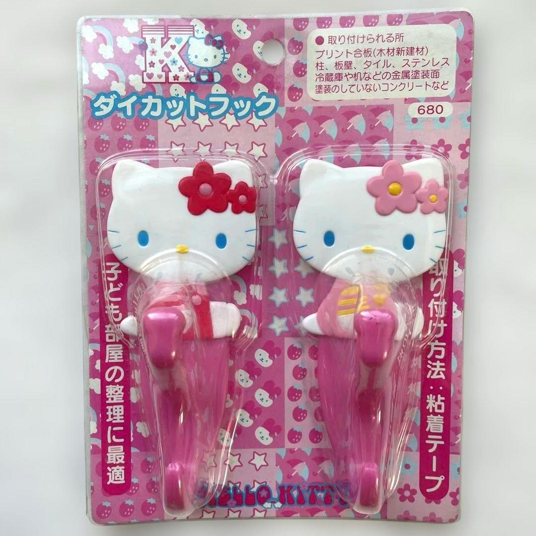 【平成レトロ】ハローキティ　ウォールフック　ダイカットフック　ミミィ　レア