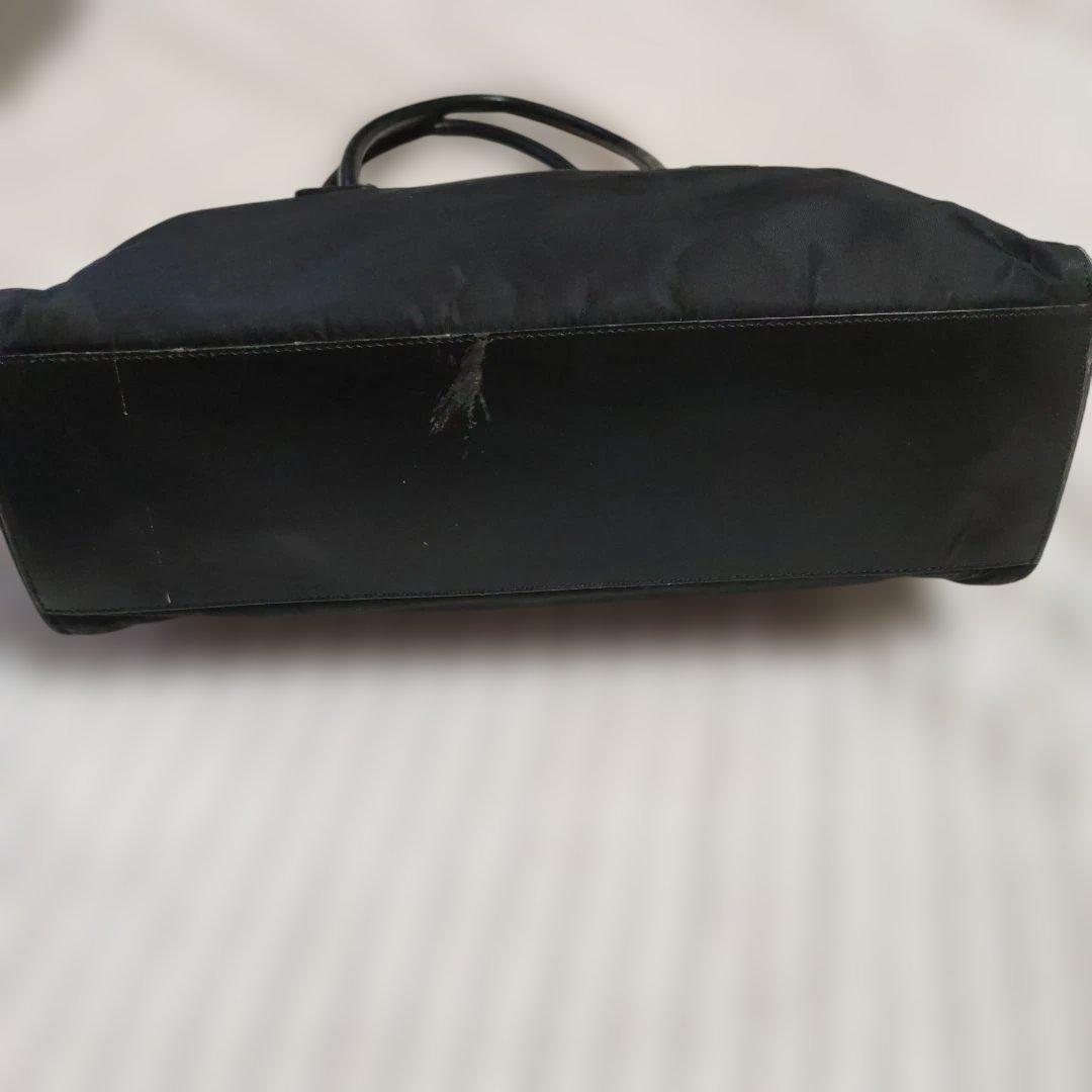 PRADA 　TESSUTO CITY NERO ボストンバッグ南京錠付