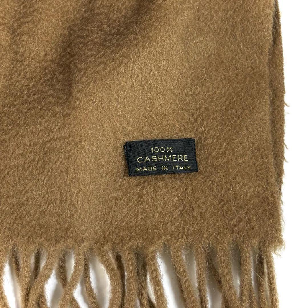 【未使用】FENDI カシミヤミンクマフラー キャメル イタリア製 元箱 タグ付