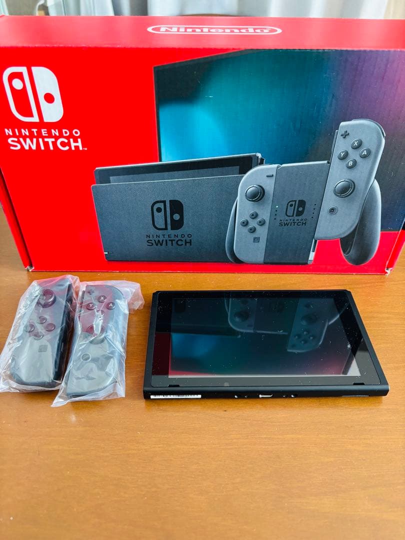 Nintendo Switch 本体 グレー Joy-Con 2個セット