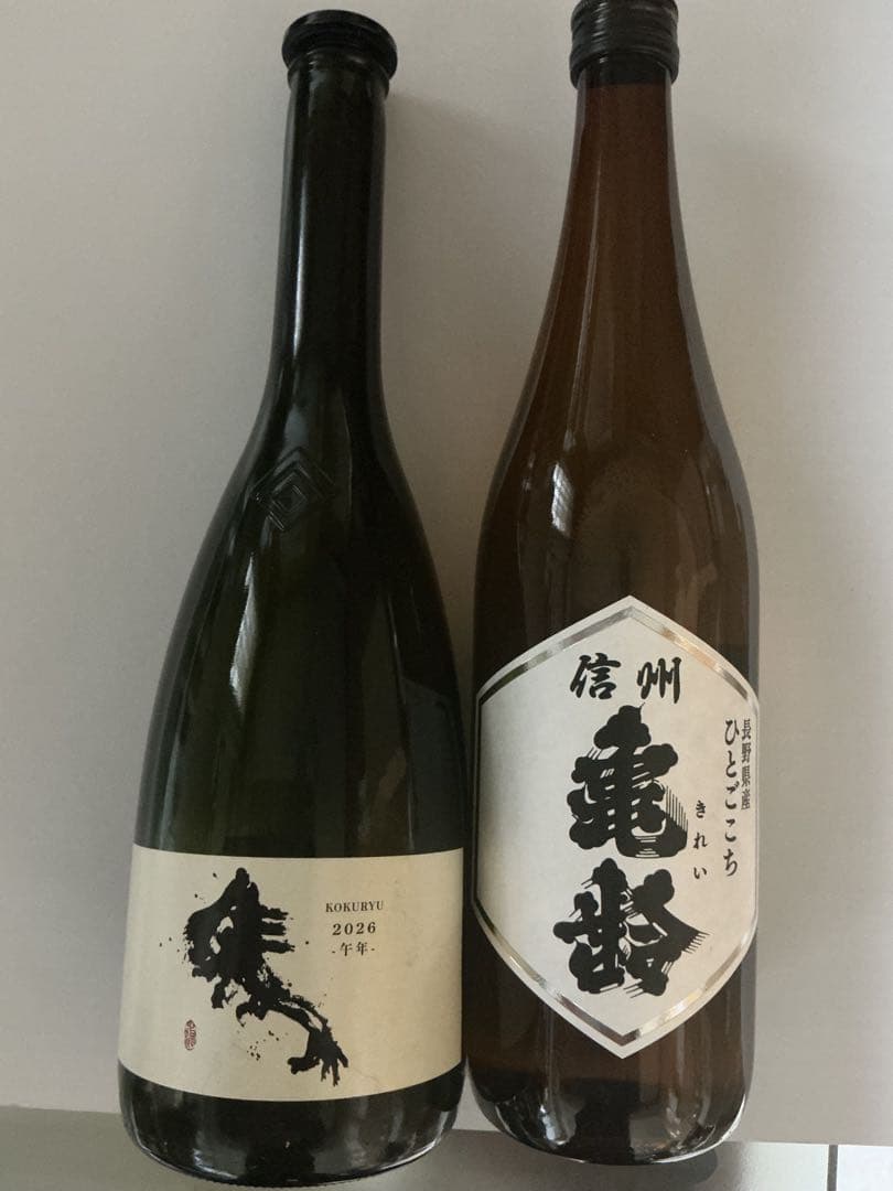 信州亀齢ひとごこち2025年6月製造　黒龍酒造2026年干支ボトル12月詰