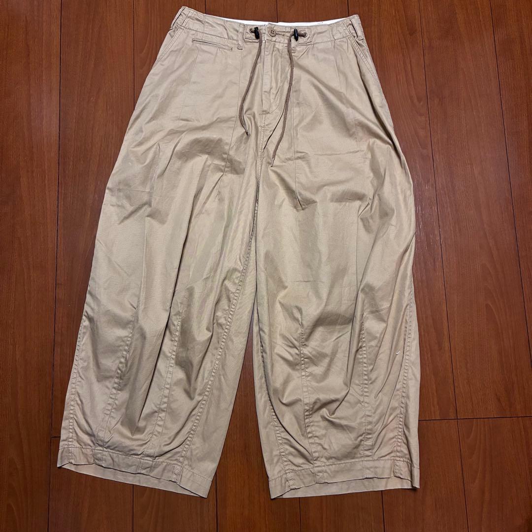 か*ゃ様 needles ヒザデルパンツ　h.dパンツ　ワイドチノパン