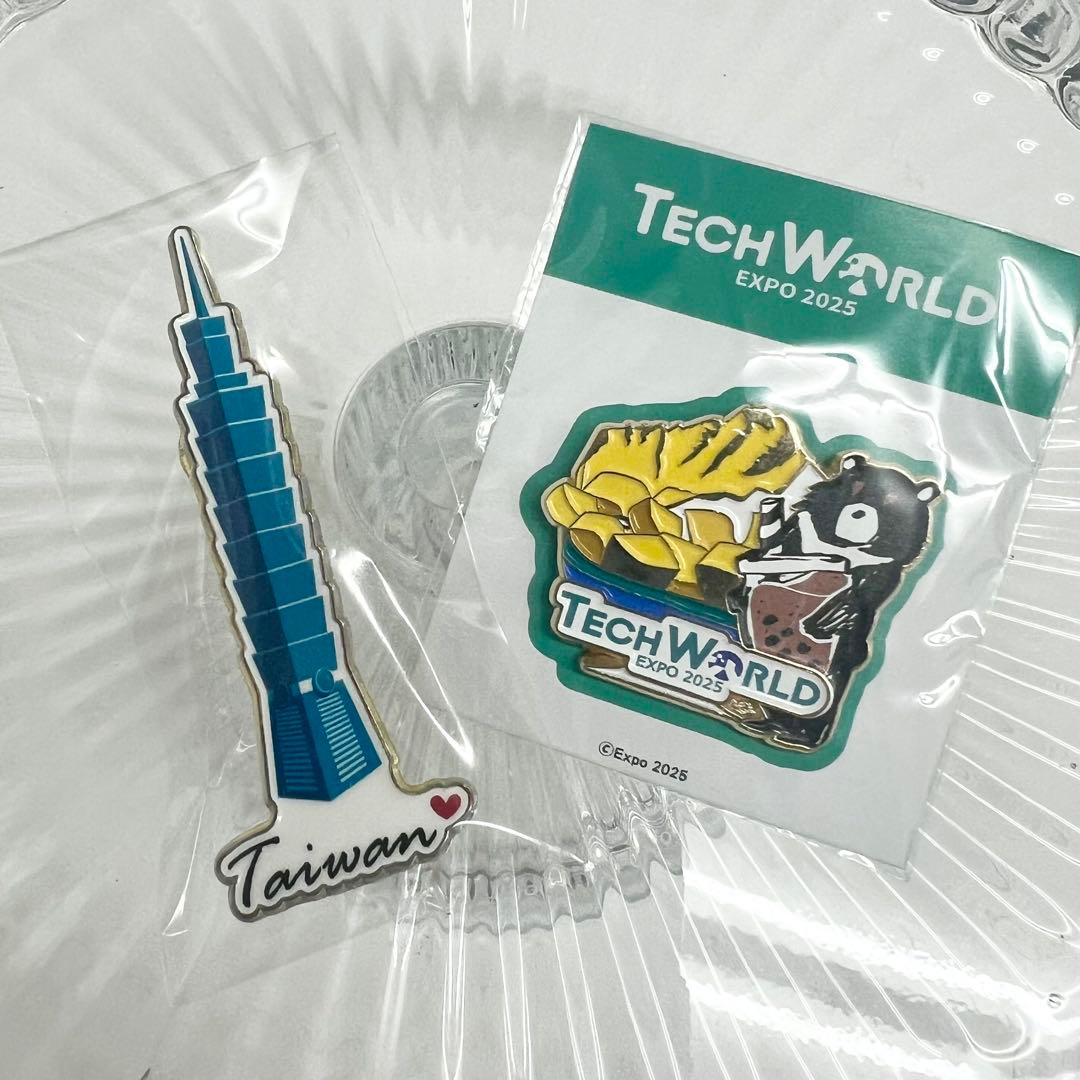Tech World テックワールド　大阪関西万博 2025 ピンズ 2点セット