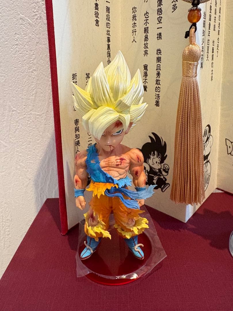 ドラゴンボール　ガレージキット　孫悟空　入手不可しおり　世界数枚のみ