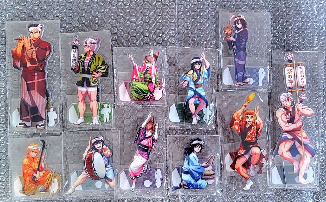 【鬼滅の刃】義勇、煉獄、実弥/阿波おどり/ufotable/アクスタ11点セット