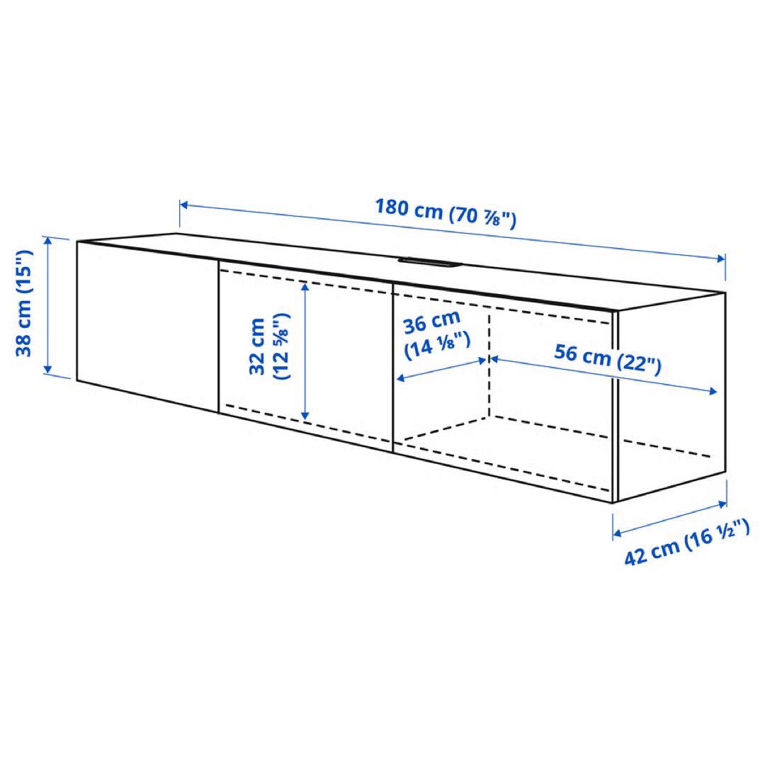 【出品10/28まで】IKEA テレビ台 ベストー BESTÅ 180cm