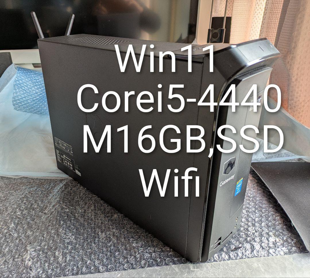 №139、コンパクト、Win11、i5-4440、M16G、SSD、Wifi