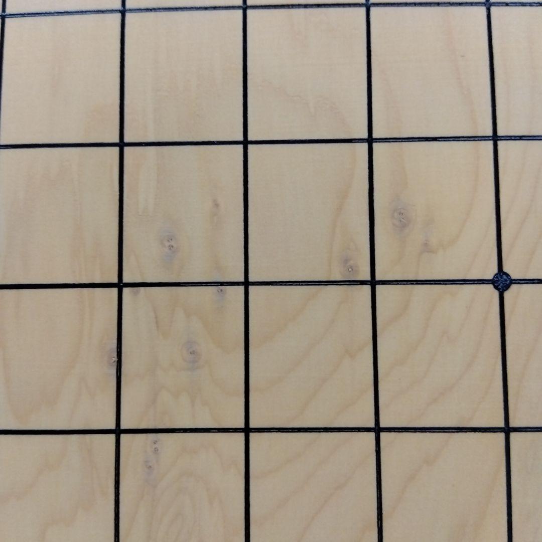 【国産　本榧　４寸碁盤　木裏】