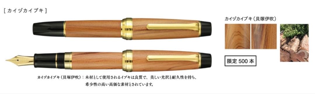 【新品】広島工場竣工記念万年筆 カイヅカイブキ M字　ロット番号　123✨