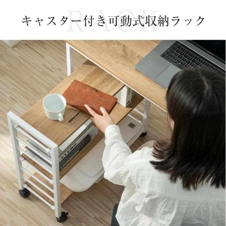 新品パソコンデスク l字 L字 棚付き 収納付き 机　テレワーク1715-170