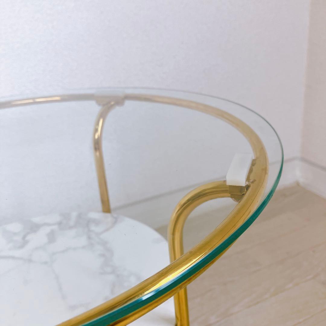 Francfranc レガートコーヒーテーブルS ガラス スリム お洒落 フラン