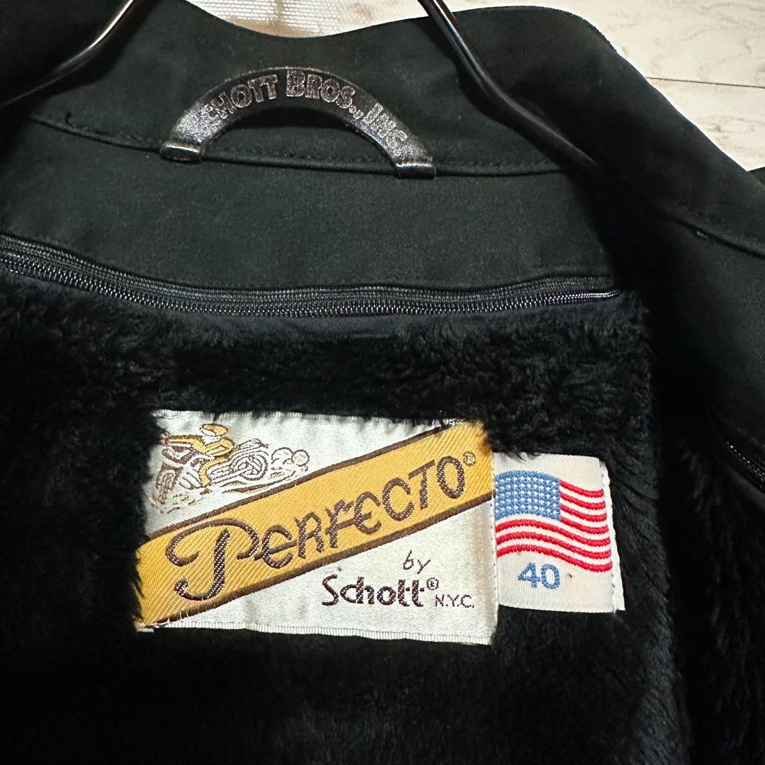 ✨Schott×Billabong 限定コラボ シングルライダースジャケットL✨