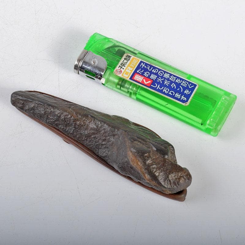 鑑賞石　天然石　置物　唐木台　時代箱付　D　R4325