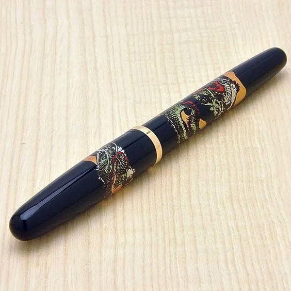 【新品】プラチナ万年筆 近代蒔絵「美巧・双龍」細字（Ｆ）おまけつき