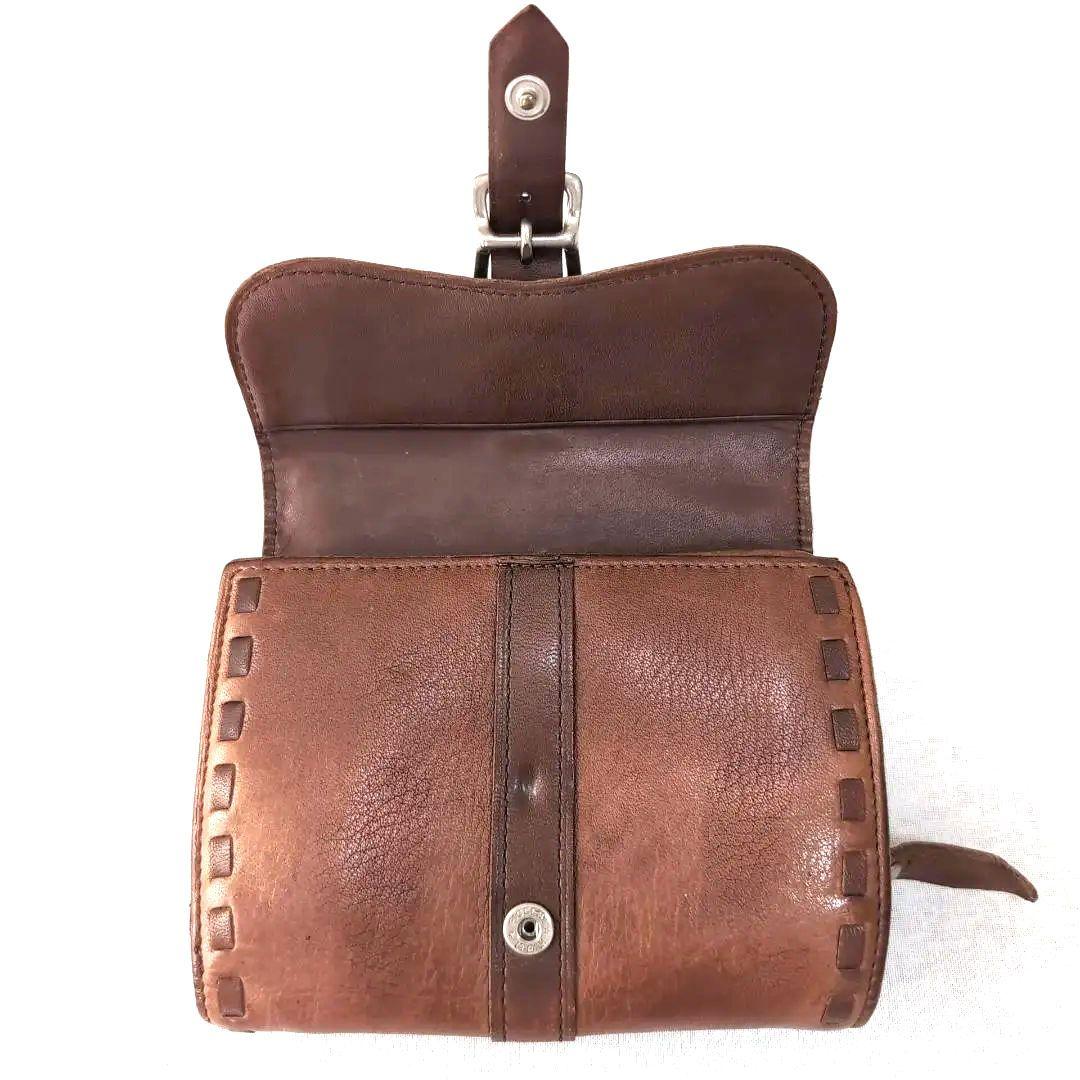 Vivienne Westwood 本革 折り財布 ブラウン 使用感あり d51