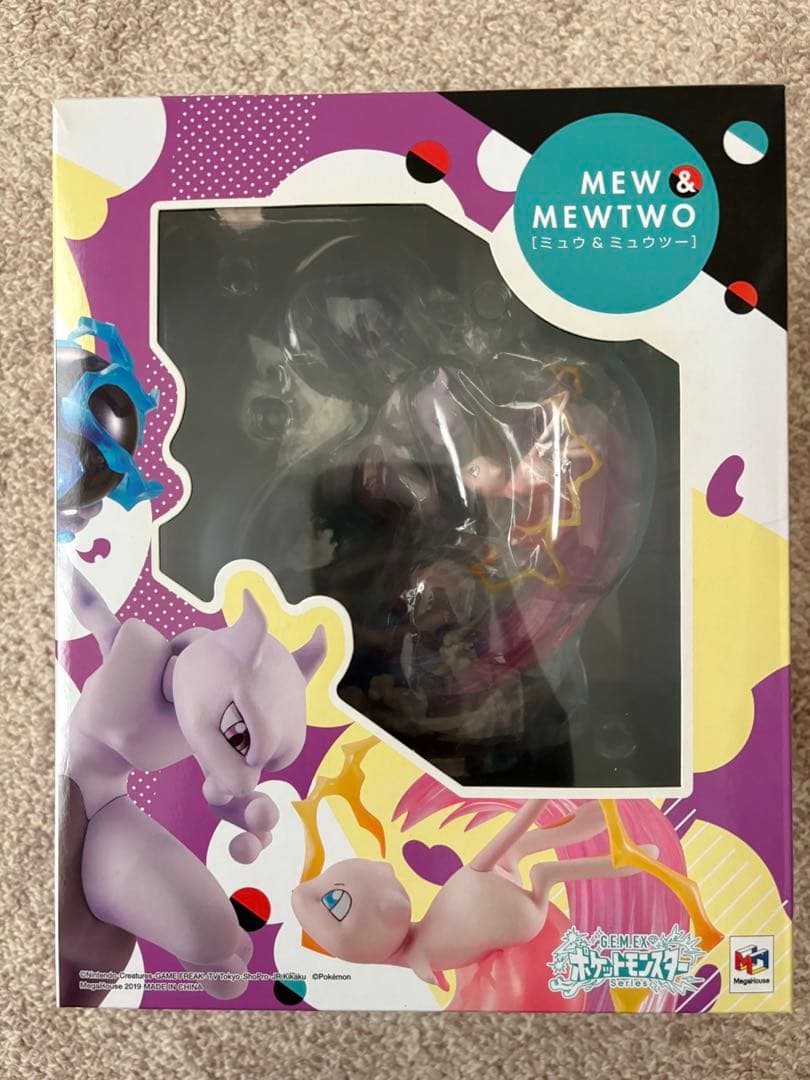 G.E.M.EXシリーズ ポケットモンスター ミュウ&ミュウツー フィギュア