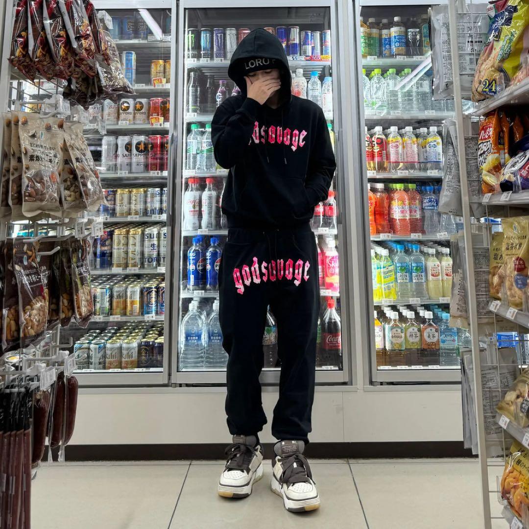 godsavage ブラック セットアップM