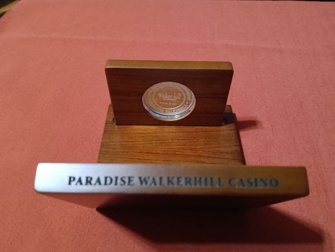 第37回 バカラ・トーナメント記念純銀メダル 【品位：99.9％純銀】