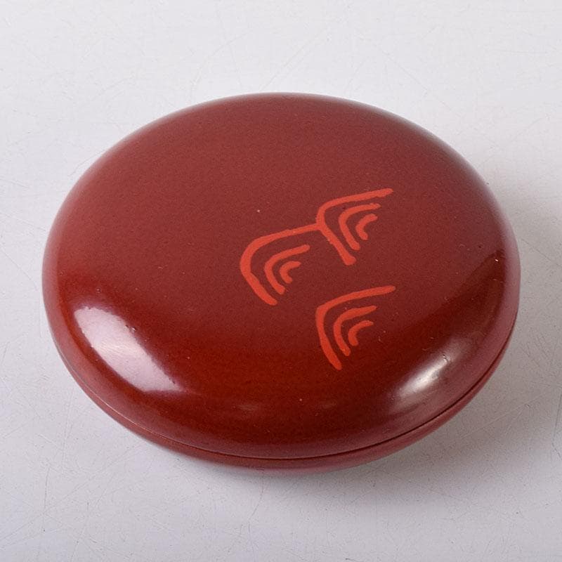 茶道具　讃岐漆器　宗家　後藤盆　後藤昌基作　香合　共布共箱　V　7762