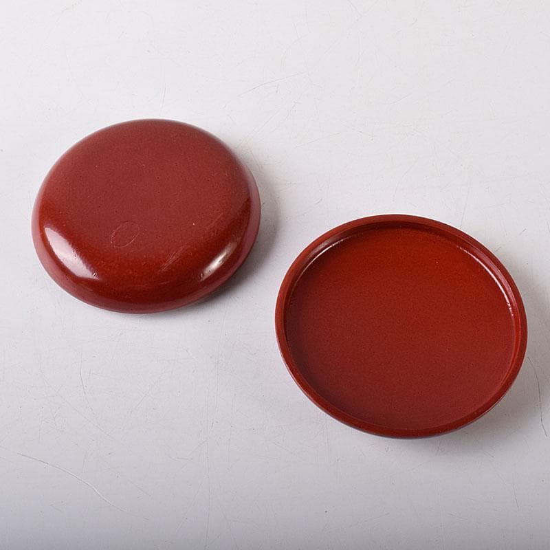 茶道具　讃岐漆器　宗家　後藤盆　後藤昌基作　香合　共布共箱　V　7762